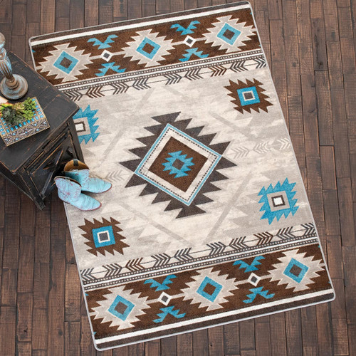 Whiskey River Glacier Rug Collection
