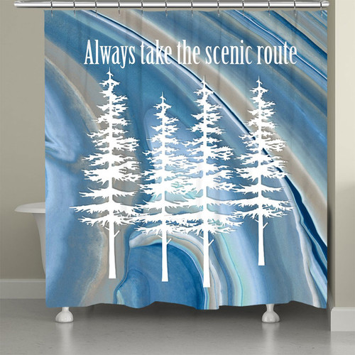 Scenic Pines Shower Curtain