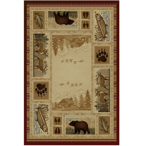 Sierra Fauna I Rug - 5 x 7 - OUT OF STOCK UNTIL 05/31/2024