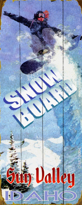 Snow Board Sign