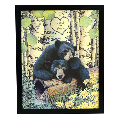 Personalized Love Bears Print - Large