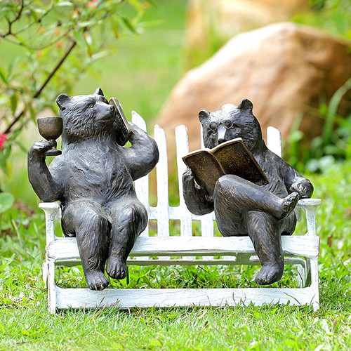 Sophisticated Bears Garden Sculpture
