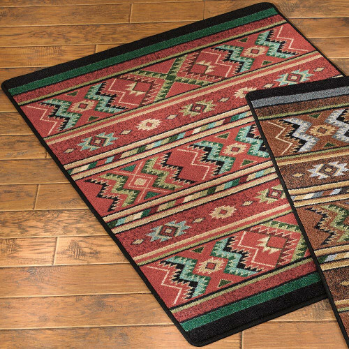 Star Eagle Terracotta Rug - 3 x 4