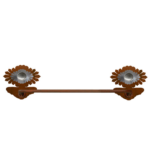 Sun Burst Concho Hand Towel Bar