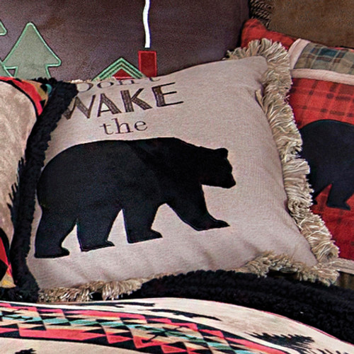 Taos Bear Don't Wake Pillow