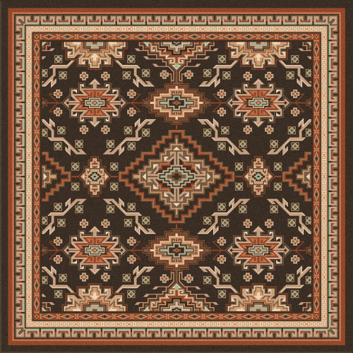 Teton Lodge Rug - 8 Ft. Square