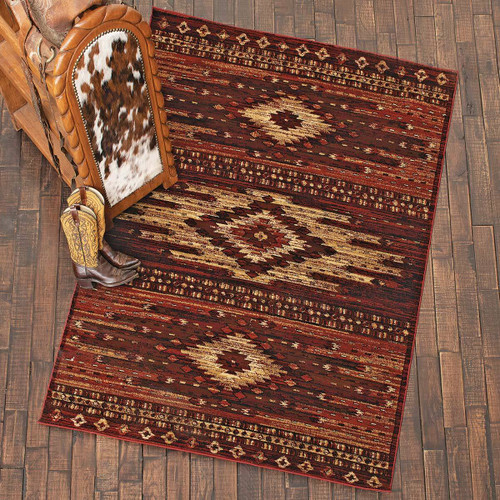 Three Spirits Red Rug - 2 x 3