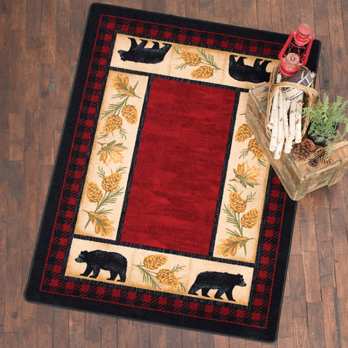 Timberland Bears Rug - 5 x 8