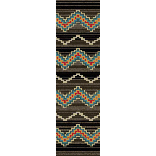 Trapper Southwestern Rug - 2 x 8