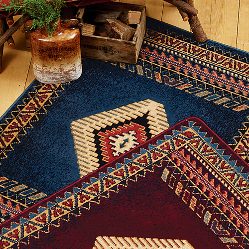 Tuscon Blue Rug - 5 x 8 - OUT OF STOCK UNTIL 04/24/2024
