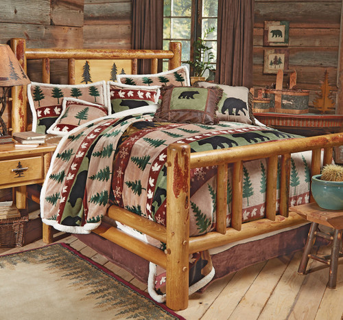 Rocky Mountain Log Bed - Cal King