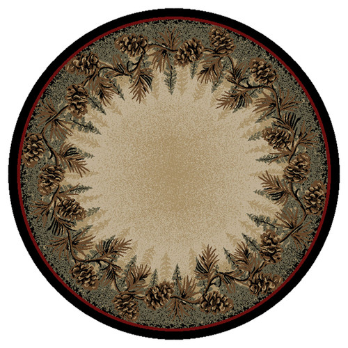 Village Pines Rug - 8 Ft. Round