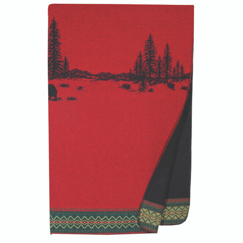 Wooded River Bear 5 Throw