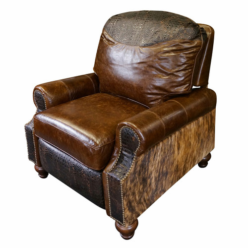 Old Hickory Tannery Boot Stitch Wingback Chair – Western Passion