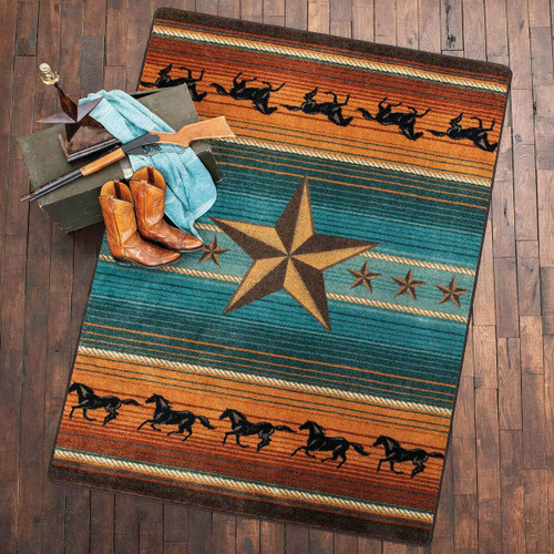 Western Star Desert Rug - 3 x 4