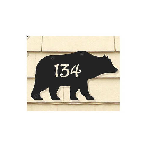 Address Wall Plaque - Bear
