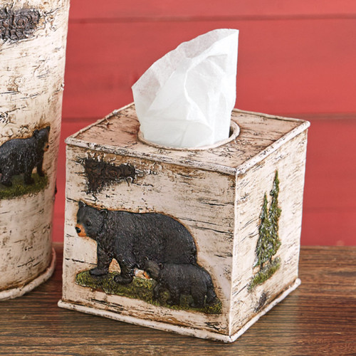 Woodland Bear Tissue Box