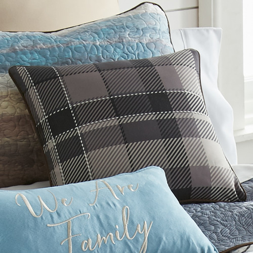 Woodland Lodge Plaid Pillow