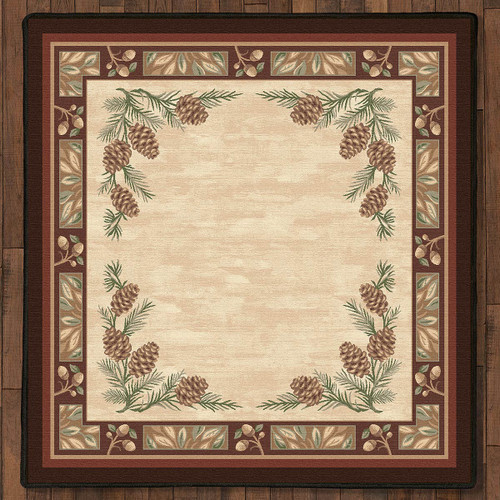 Woodland Pines Rug - 8 Ft. Square