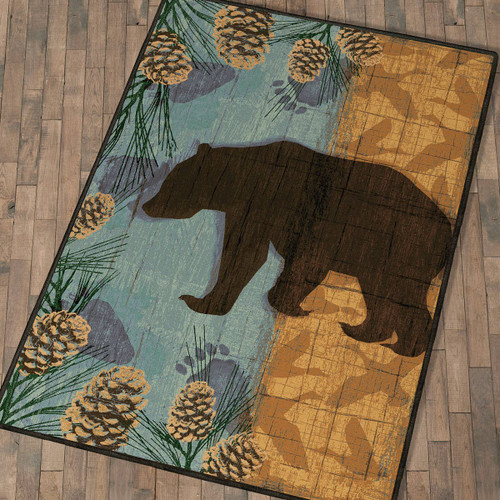 Yellowstone Park I Bear Rug - 5 x 8