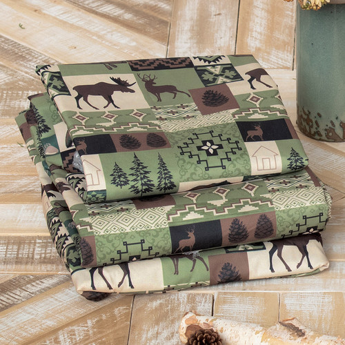 Sage Wilderness Sheet Set - King