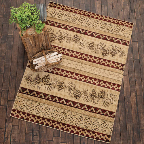 Pinecone Rows Rug - 5 x 7