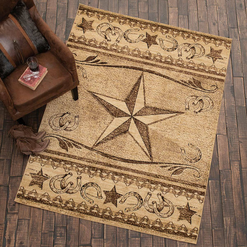 Lone Star Corral Rug - 2 x 8