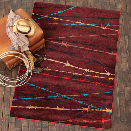 Barbwire Basin Rug - 3 x 4