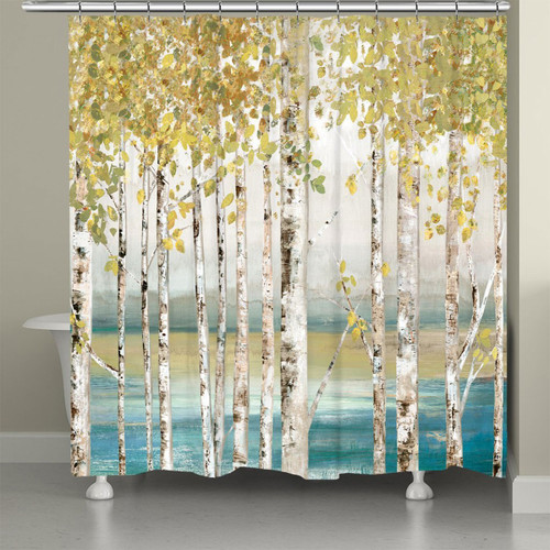 Birch Trees Shower Curtain