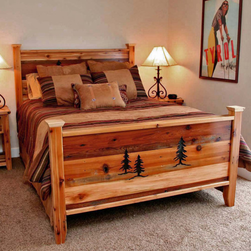 Barnwood Straight Leg Bedroom Furniture