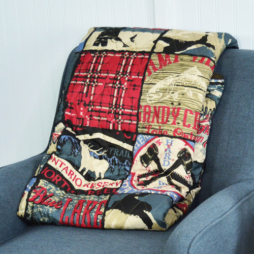 Wild Wood Bear Throw