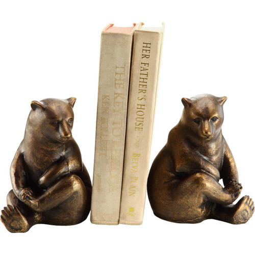 Shy Bear Bookends