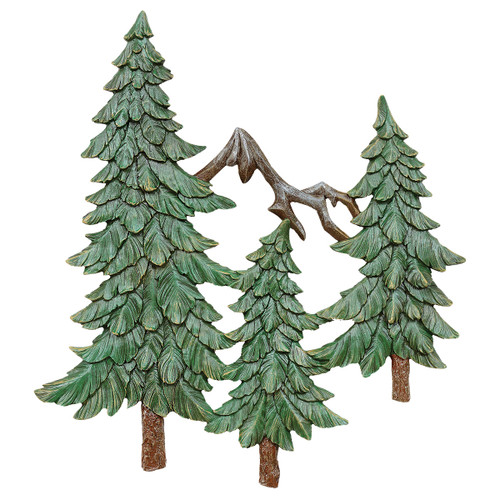 Pine Trees Wall Sculpture