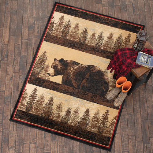 Bear Portrait Rug - 2 x 3