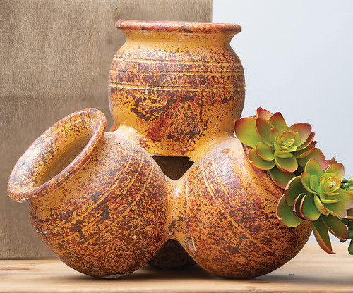 Adobe Clay Sticky Pots - Rust