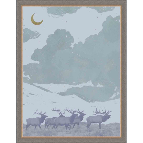 Moonlight Elk I Wall Art