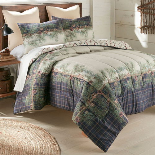 Pinecone Lodge Comforter Set - King