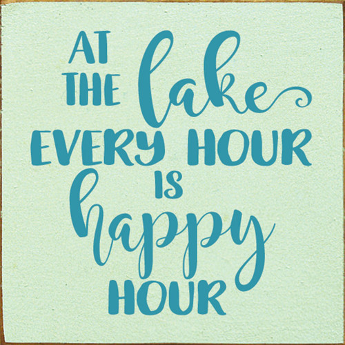 Lake Happy Hour Wall Art