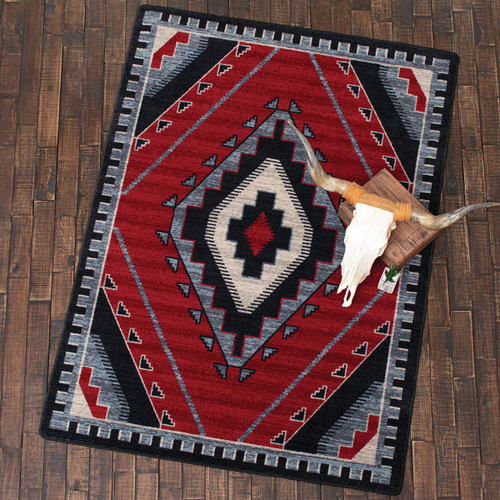 Crimson Canyon Rug - 3 x 4