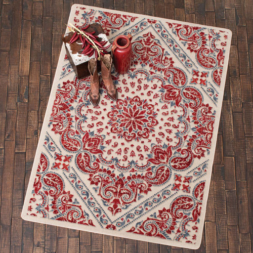 Spiced Paisley Rug - 3 x 4