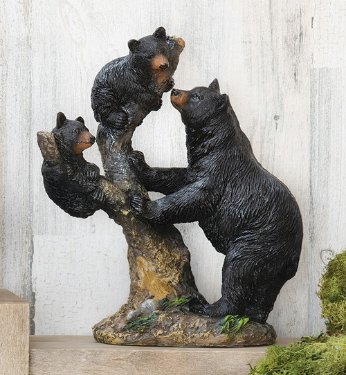 Climbing Lesson Bear Sculpture