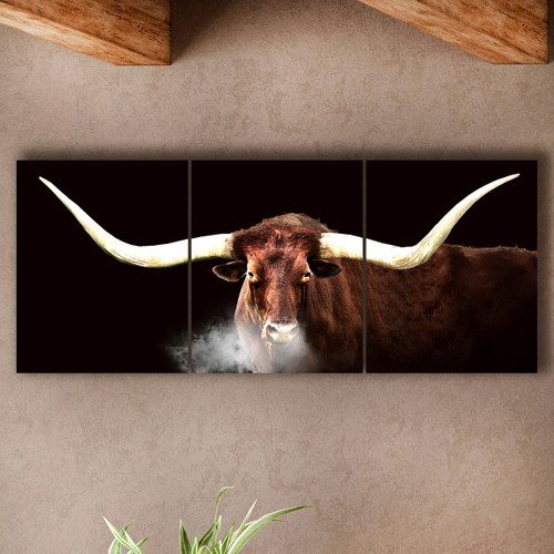 Longhorn Triptych Block Mount - Medium