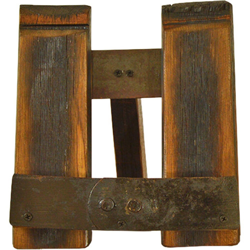 Oak Barrel Wood Tablet/Book Stand Black Forest Decor