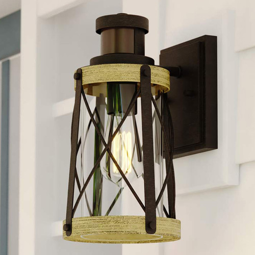 Checkpoint Outdoor Wall Lantern with Motion Sensor