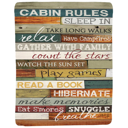 Rules of the Cabin Throw