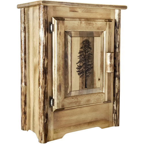 Cascade Left-Hinged Accent Cabinet - Pine Tree