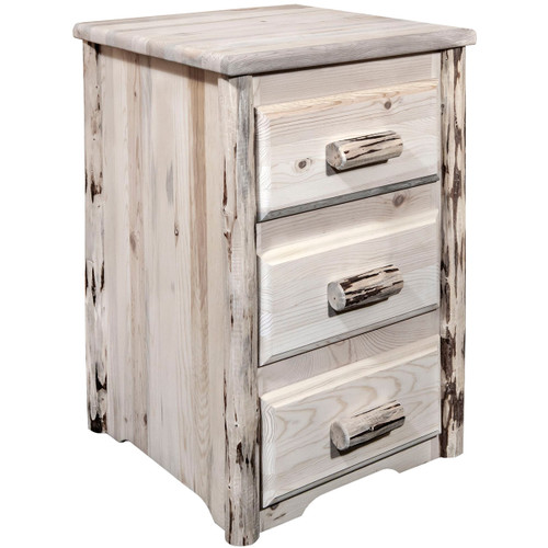 Asheville Three Drawer Nightstand