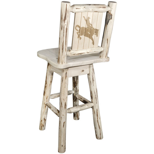 Asheville Swivel Barstool - Bronc