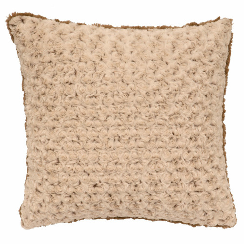 Appalachian Bella Rosebud Fur Pillow