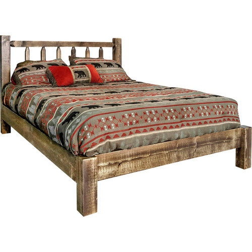 Denver Platform Bed - Twin - Stained & Lacquered
